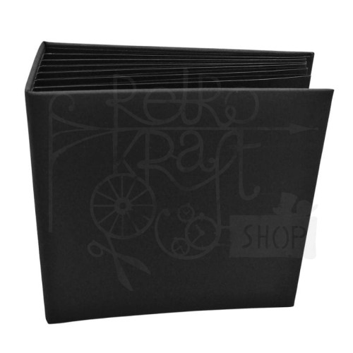 Album BAZYliszek 16x16 - czarny - 6 kart Eco Scrapbooking