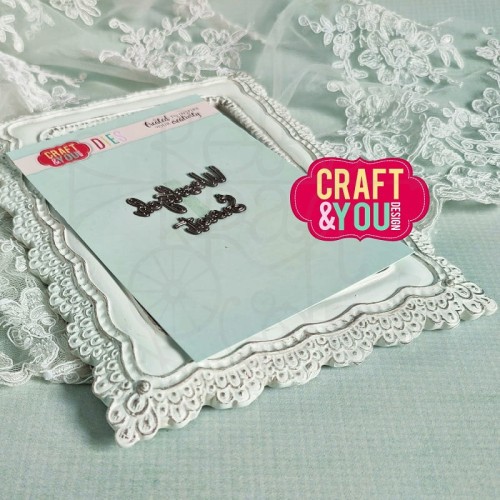 Wykrojnik napis Wesołych Świąt CW205 Craft&amp;You Design