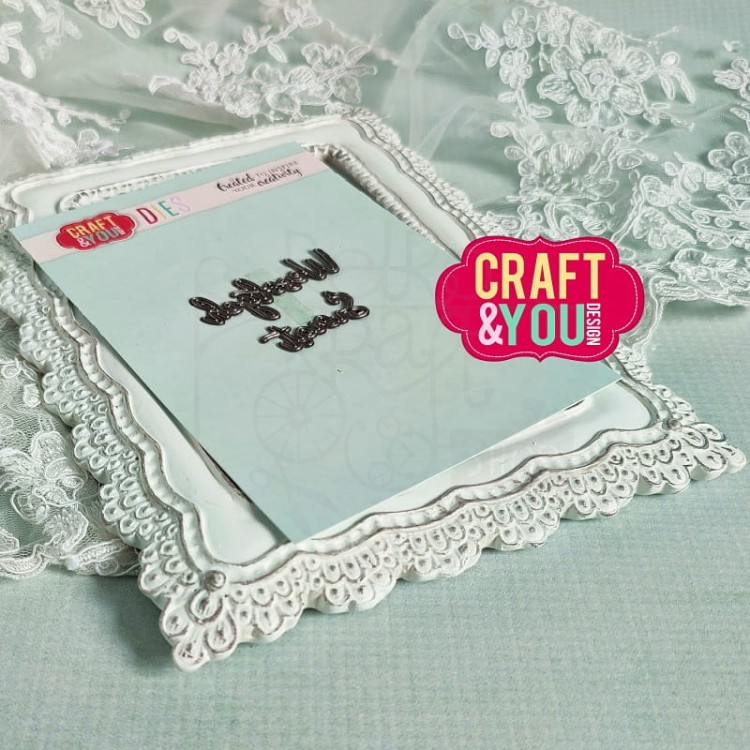 Wykrojnik napis Wesołych Świąt CW205 Craft&amp;You Design