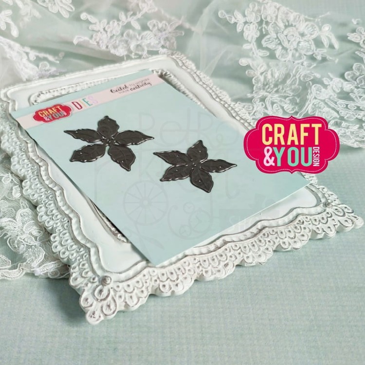 Wykrojnik Midi Poinsettia Średnia poinsencja CW198 Craft&amp;You Design