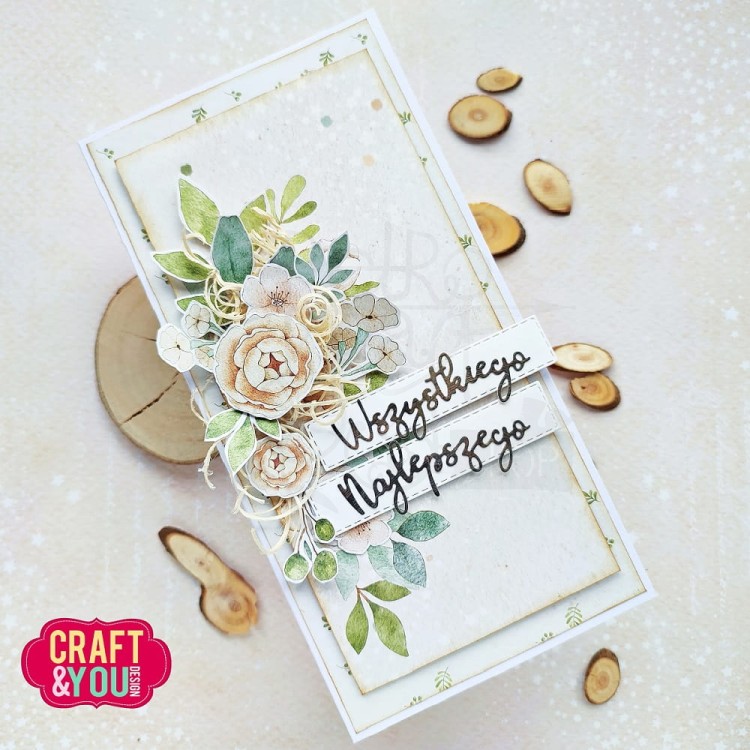 Wykrojnik napis Wszystkiego Najlepszego CW187 Craft&amp;You Design
