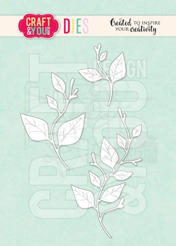 Wykrojnik Leaves set 1 Zestaw liści 1 CW144 Craft&amp;You Design