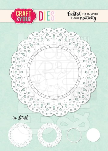 Wykrojnik Sweet doily Serwetka CW143 Craft&amp;You Design
