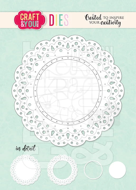 Wykrojnik Sweet doily Serwetka CW143 Craft&amp;You Design