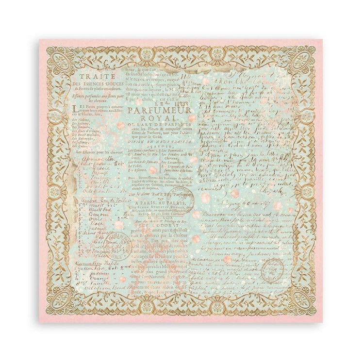 Zestaw papierów 15x15 Rose Parfum SBBXS26 Stamperia