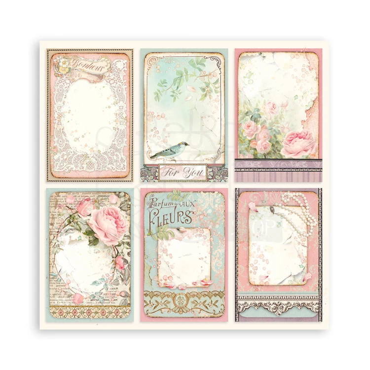 Zestaw papierów 15x15 Rose Parfum SBBXS26 Stamperia