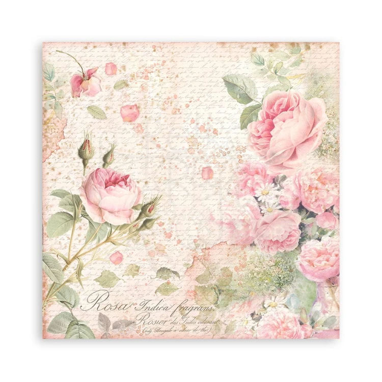 Zestaw papierów 15x15 Rose Parfum SBBXS26 Stamperia