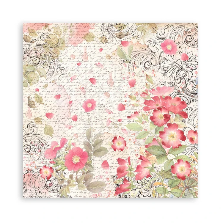 Zestaw papierów 15x15 Rose Parfum SBBXS26 Stamperia
