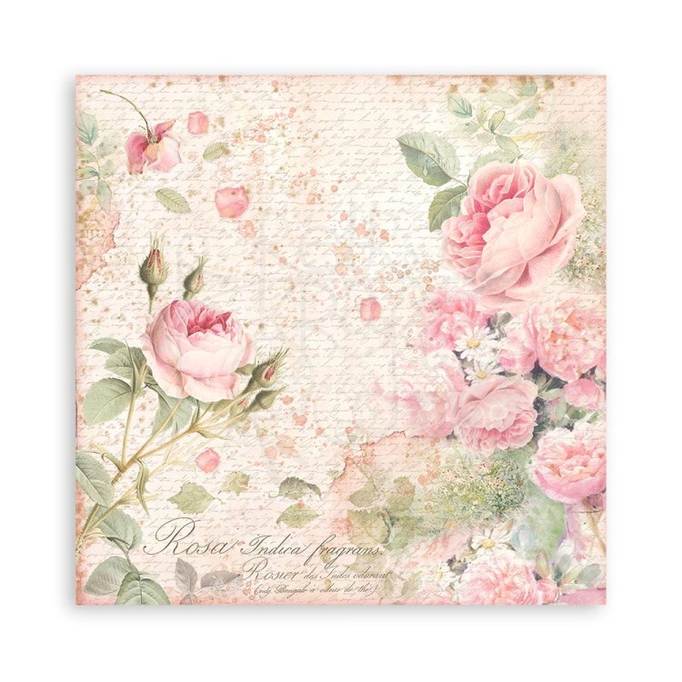 Zestaw papierów 20x20 Rose Parfum SBBS73 Stamperia