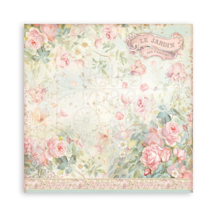 Zestaw papierów 20x20 Rose Parfum SBBS73 Stamperia