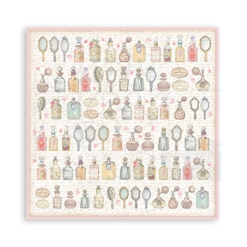 Zestaw papierów 20x20 Rose Parfum Tła SBBS74 Stamperia