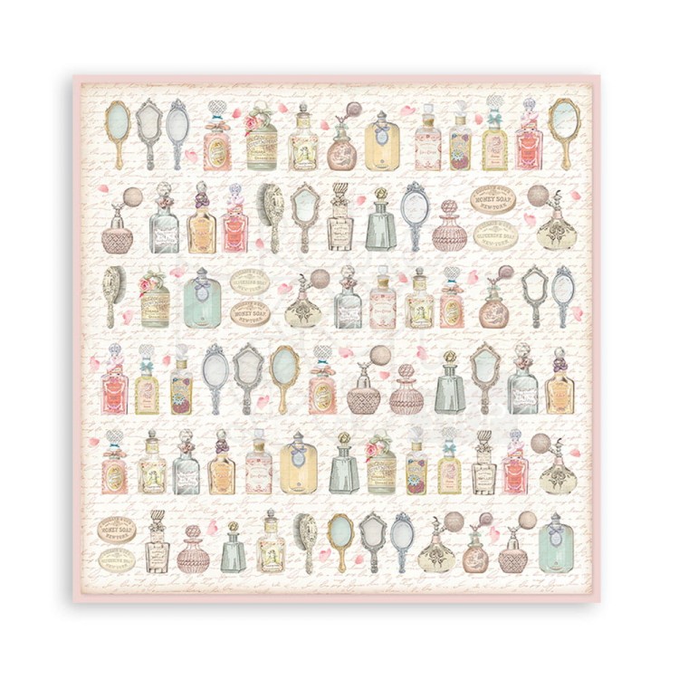 Zestaw papierów 20x20 Rose Parfum Tła SBBS74 Stamperia