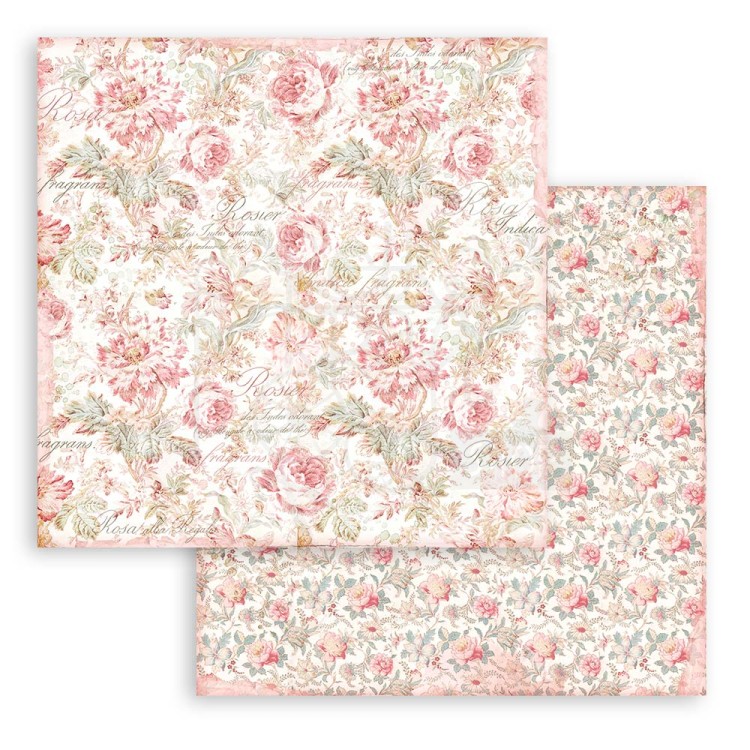 Zestaw papierów 20x20 Rose Parfum Tła SBBS74 Stamperia