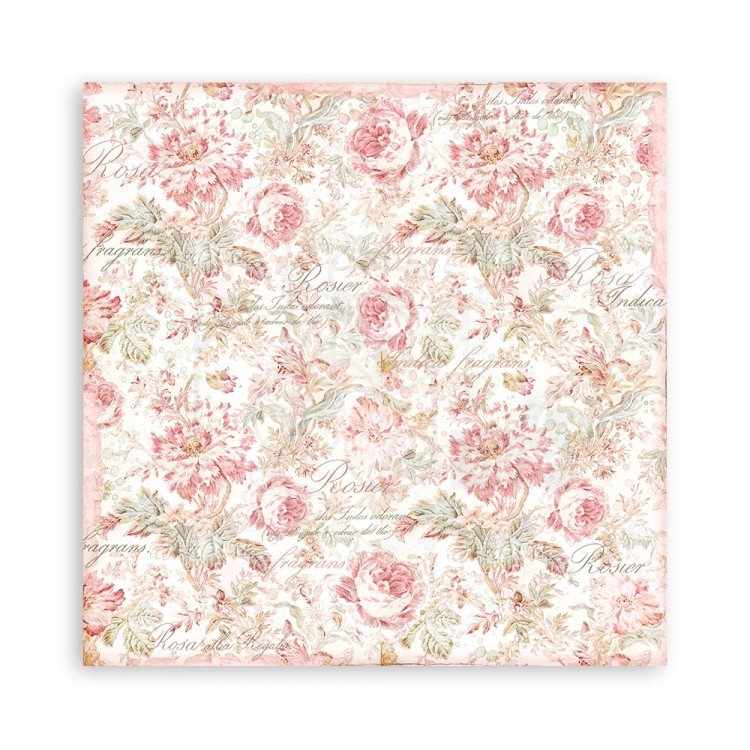 Zestaw papierów 20x20 Rose Parfum Tła SBBS74 Stamperia