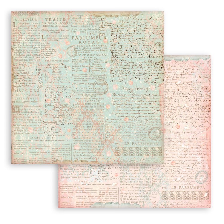 Zestaw papierów 20x20 Rose Parfum Tła SBBS74 Stamperia