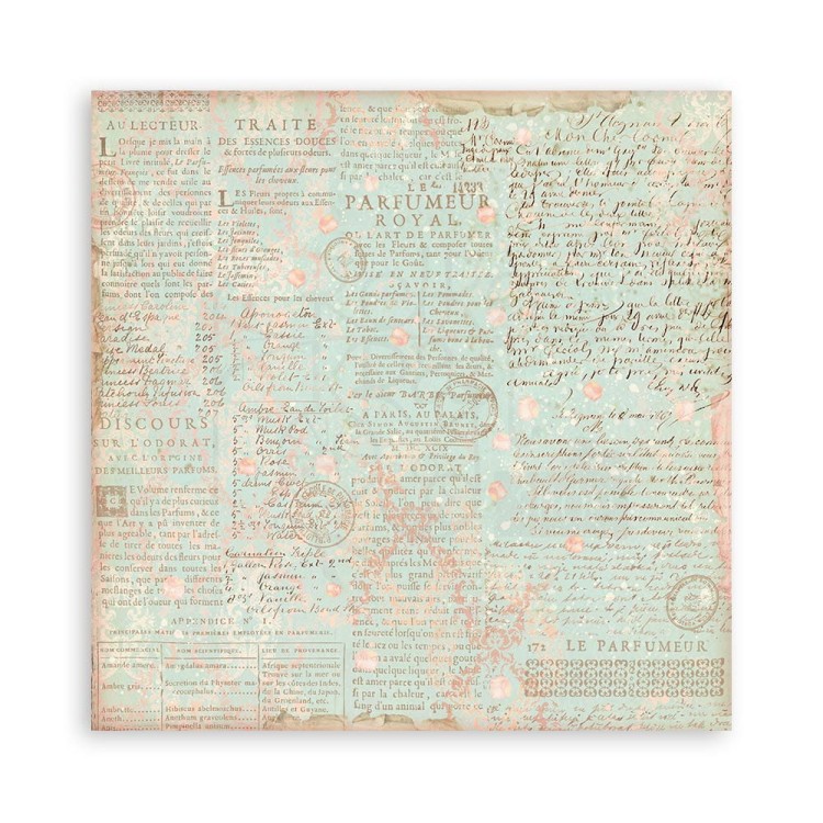 Zestaw papierów 20x20 Rose Parfum Tła SBBS74 Stamperia