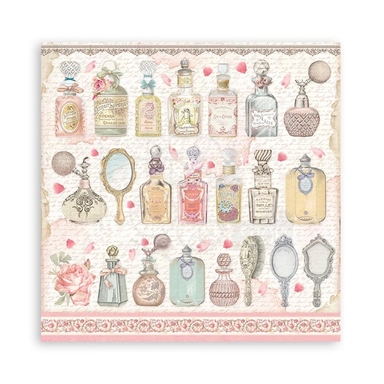 Zestaw papierów 20x20 Rose Parfum Tła SBBS74 Stamperia