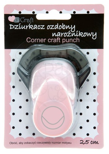 Dziurkacz ozdobny narożnikowy zaokrąglaz 2.5cm JCDZ-210-019 dpCraft