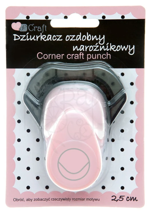 Dziurkacz ozdobny narożnikowy zaokrąglaz 2.5cm JCDZ-210-019 dpCraft