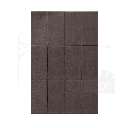 Naklejki prostokąty magnetyczne 1.27x2.5cm 12szt DPMG-002 dpCraft