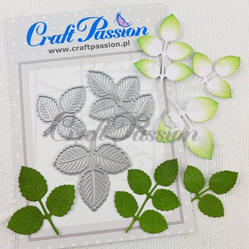 Komplet wykrojników listki róży CP-102 Craft Passion