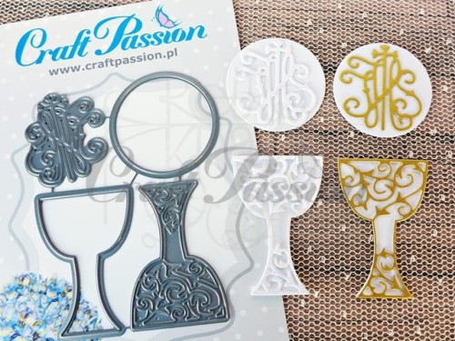 Komplet wykrojników kielich i hostia #3 CP-55 Craft Passion