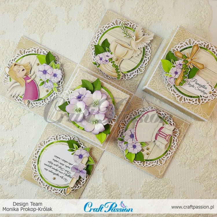 Papier 30x30 elementy do wycinania Baptism Memories Chrzest CP-BM-PIC Craft Passion