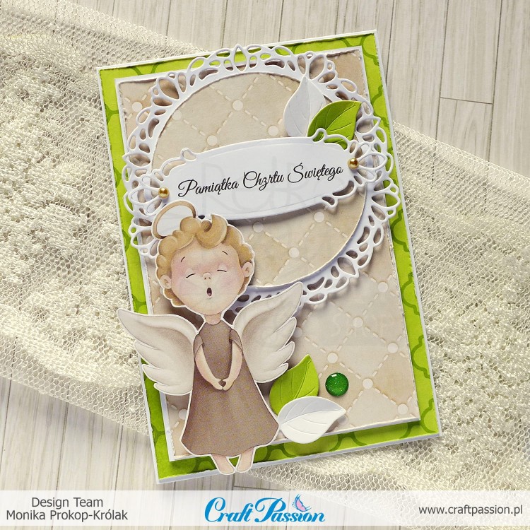 Papier 30x30 elementy do wycinania Baptism Memories Chrzest CP-BM-PIC Craft Passion