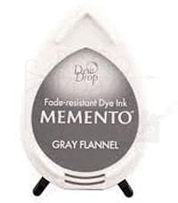 Tusz do stempli Memento Dew drops Gray Flannel szary MD-000-902