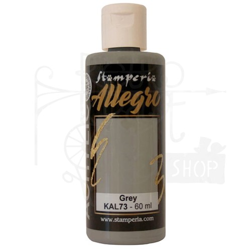 Farba akrylowa Allegro Grey Szary 60ml KAL73 Stamperia