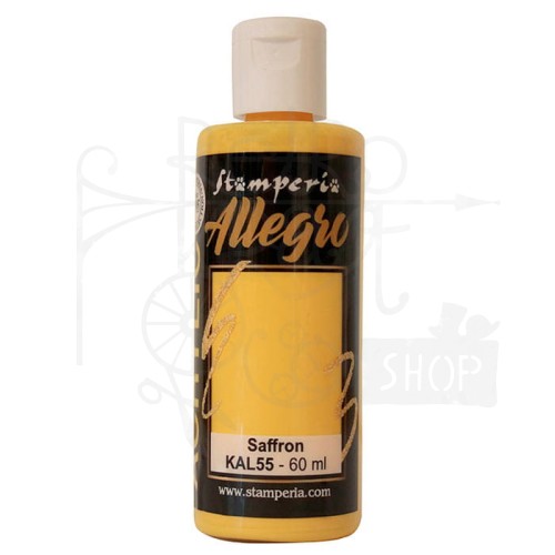 Farba akrylowa Allegro Saffron Szafranowy 60ml KAL55 Stamperia