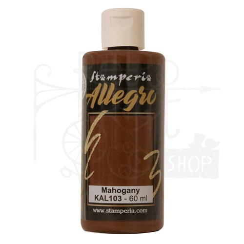 Farba akrylowa Allegro Mahogany Mahoniowy 60ml KAL103 Stamperia