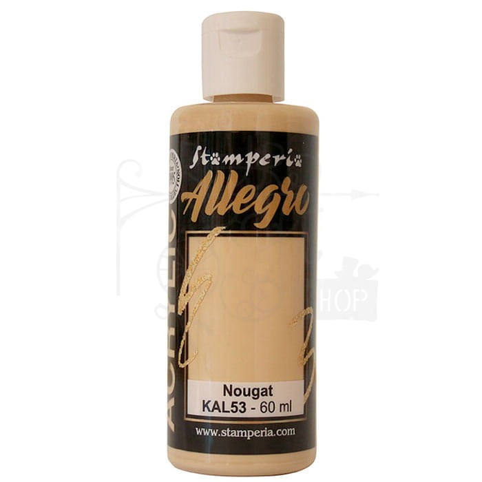 Farba akrylowa Allegro Nougat Nugatowy 60ml KAL53 Stamperia