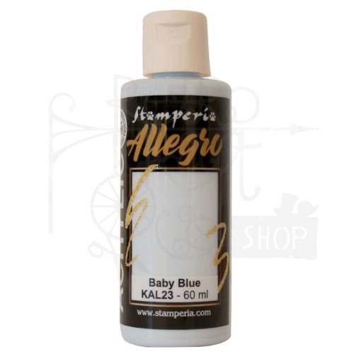 Farba akrylowa Allegro Baby blue Niebieski dziecięcy 60ml KAL23 Stamperia