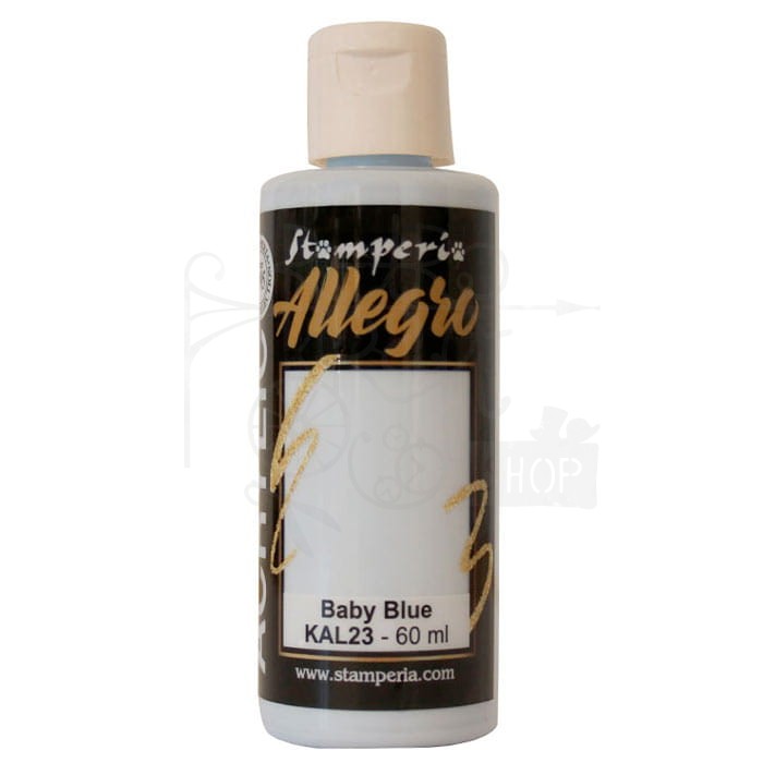Farba akrylowa Allegro Baby blue Niebieski dziecięcy 60ml KAL23 Stamperia