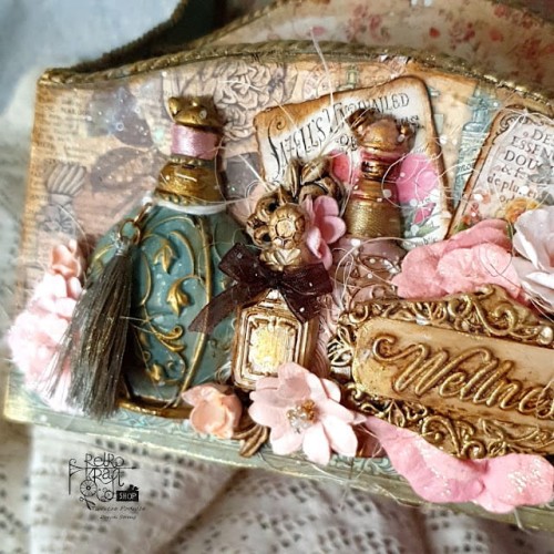 Foremka tekstura A5 Rose Parfum Plates Dekoracje K3PTA5636 Stamperia