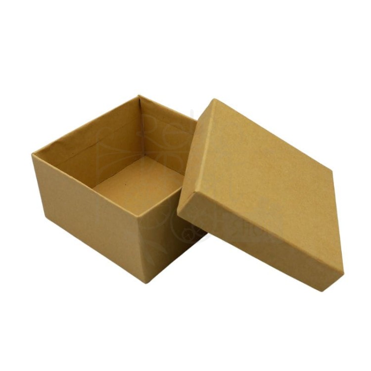 Pudełko kwadratowe kartonowe kraft 8cm
