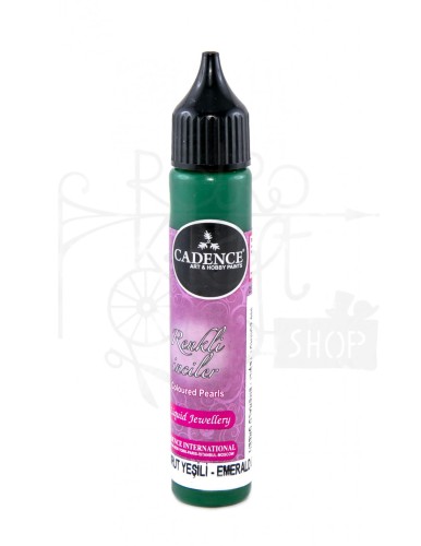 Perełki w płynie 25ml szmaragdowa zieleń MPM556 Cadence