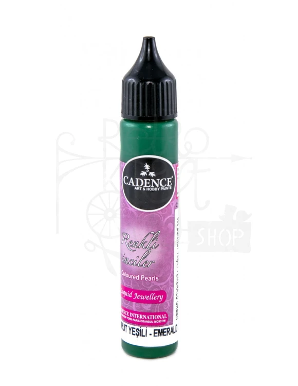 Perełki w płynie 25ml szmaragdowa zieleń MPM556 Cadence