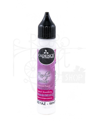 Perełki w płynie 25ml biały MPM568 Cadence