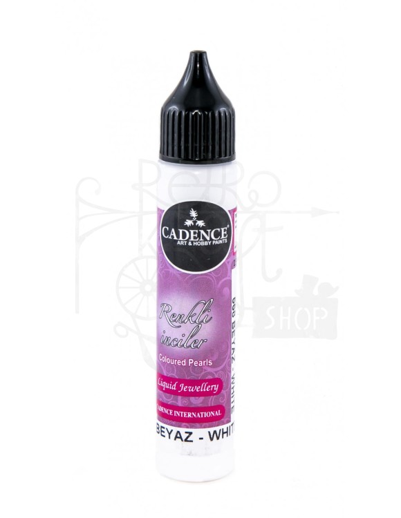 Perełki w płynie 25ml biały MPM568 Cadence