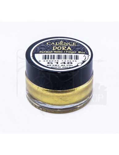 Wosk DORA finger wax 20ml białe złoto DW6148 Cadence