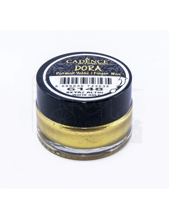Wosk DORA finger wax 20ml białe złoto DW6148 Cadence