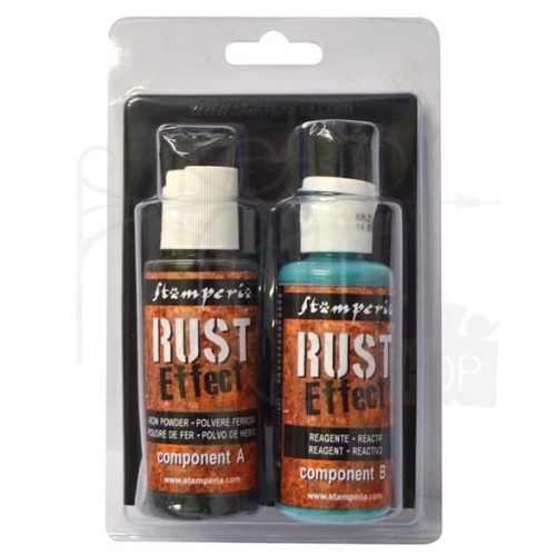 Preparat efekt rdzy 2-składnikowy 80ml+300g KE41M Stamperia