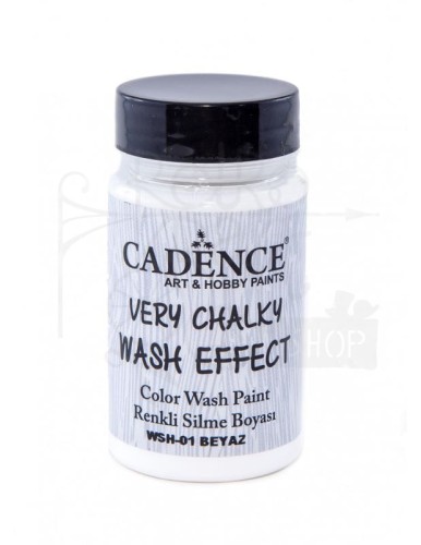 Farba kredowa Wash Effect biały 90ml WSH01 Cadence