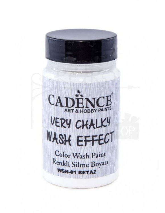 Farba kredowa Wash Effect biały 90ml WSH01 Cadence