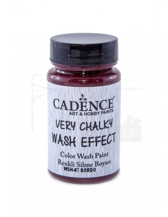Farba kredowa Wash Effect bordowy 90ml WSH07 Cadence