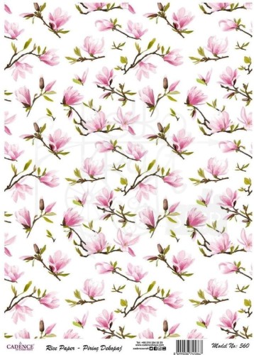 Papier ryżowy A4 Magnolia PR0560 Cadence
