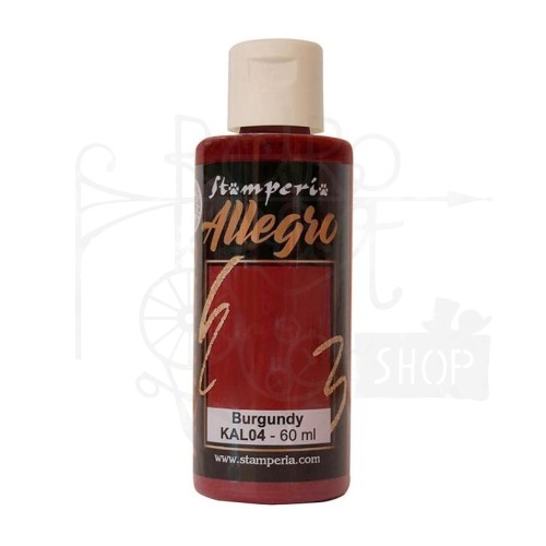 Farba akrylowa Allegro Burgundy bordowy KAL04 Stamperia