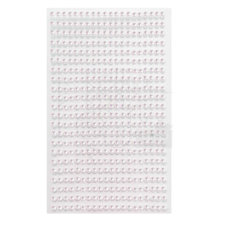 Perełki samoprzylepne 4mm 440 sztuk cream kremowe GRPE-020 dpCraft